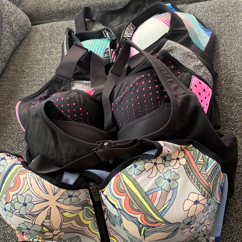 Lot of Victoria’s Secret sports bras